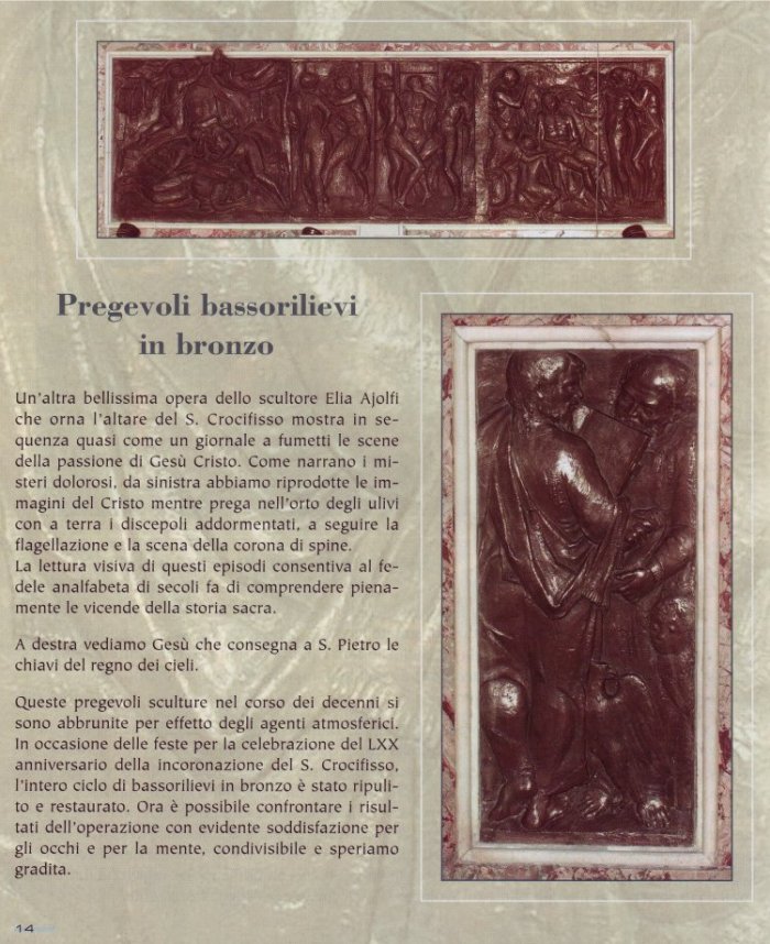 pregevoli bassorilievi in bronzo